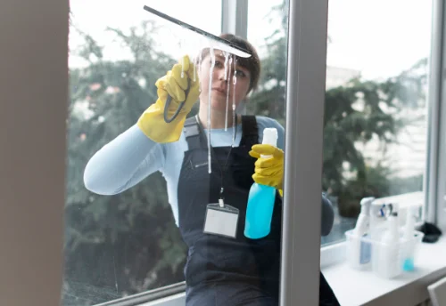 Nettoyage de vitres intérieures et extérieures à Moustéru